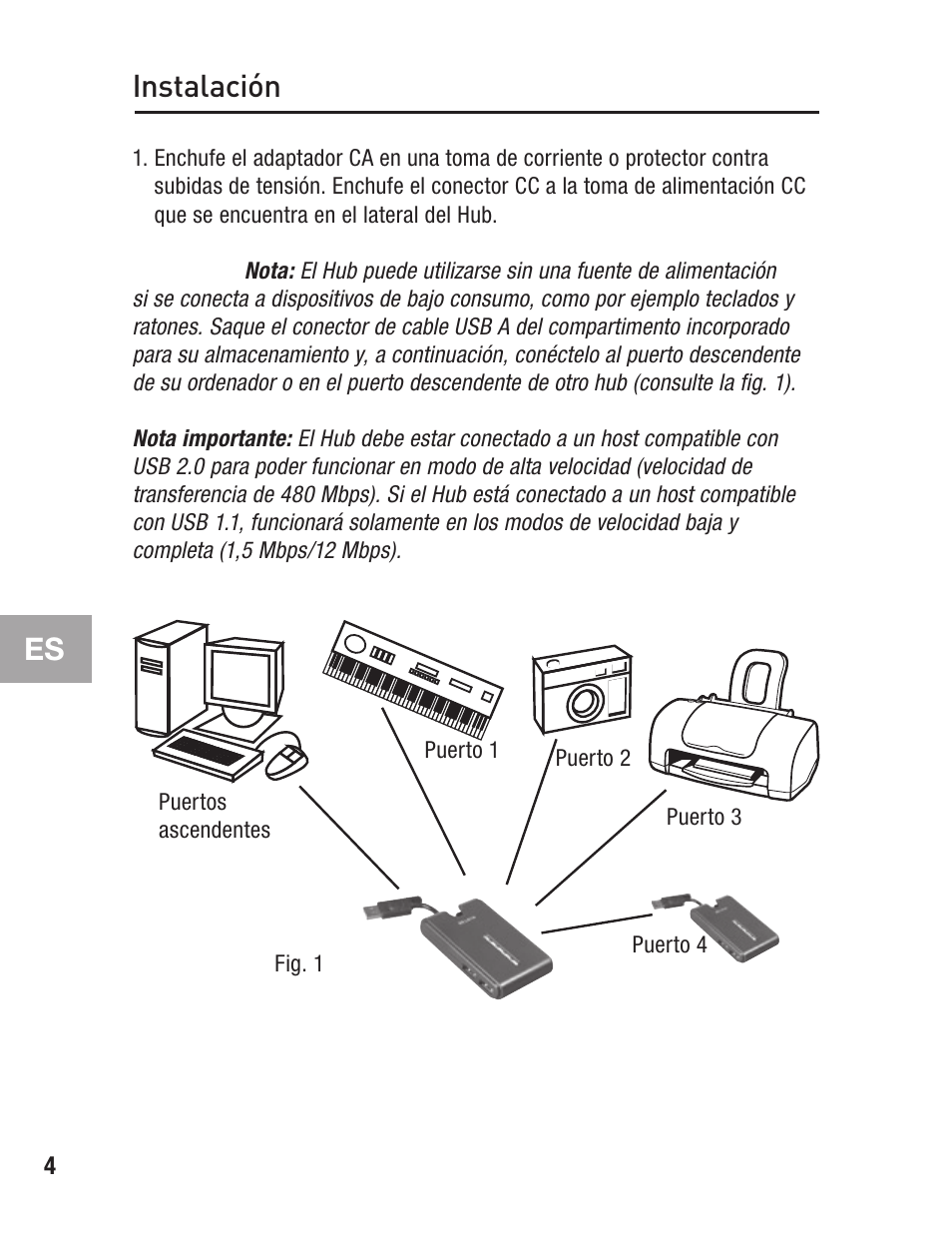 Instalación | Belkin F5U217 User Manual | Page 50 / 64