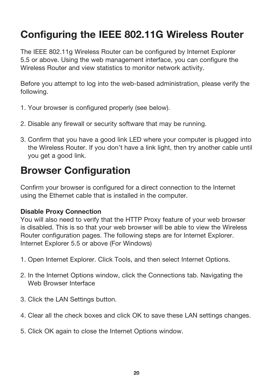 Browser configuration | MicraDigital P74847ea-A User Manual | Page 24 / 182