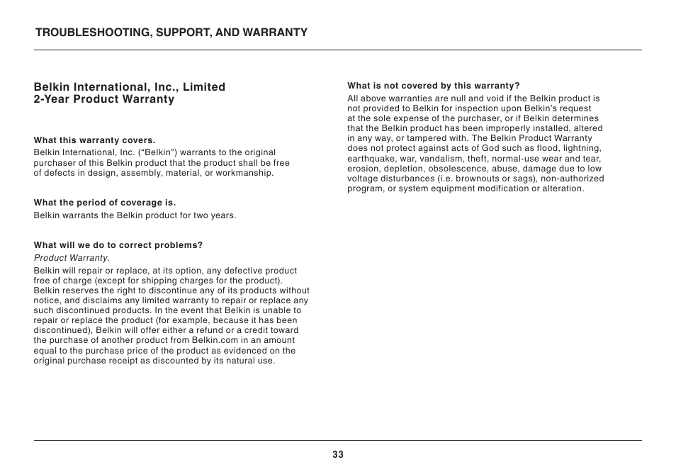 Belkin PLAY N600 User Manual | Page 33 / 39