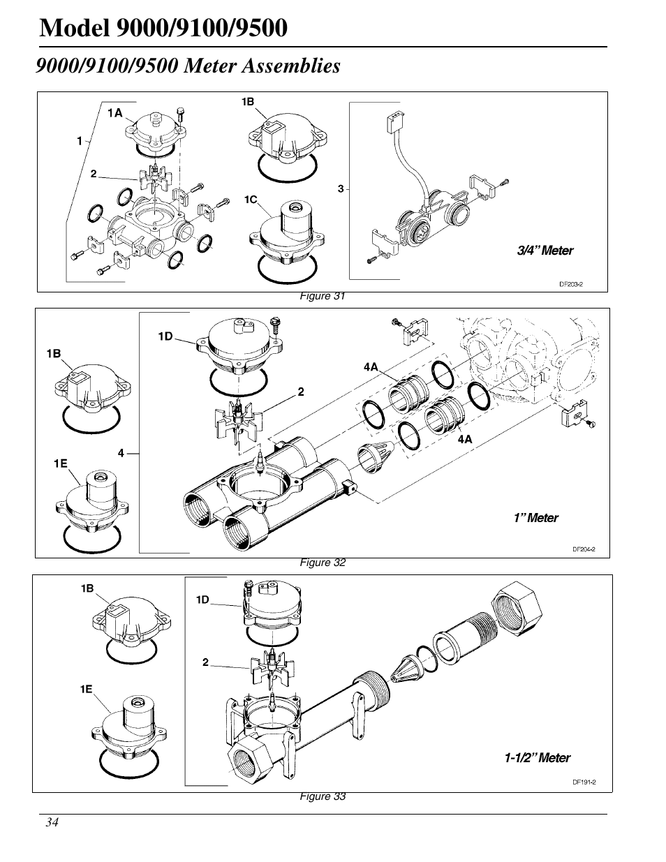 Watts Fleck 9500 Twin Brass Valve User Manual | Page 34 / 56