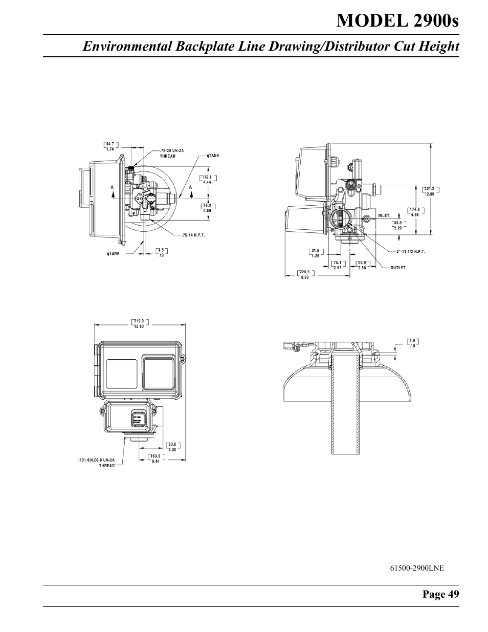 Model 2900s | Watts Fleck 2900 Brass Valve User Manual | Page 49 / 60