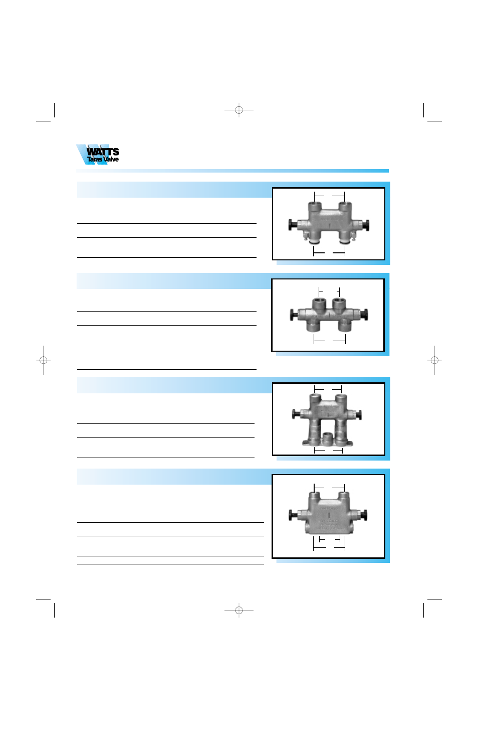 Divertaflo series, Custom center series, Series m9400 | Culligan style b, Culligan exchange tank style, Autotrol style | Watts Divertaflo M9500 Series User Manual | Page 4 / 12