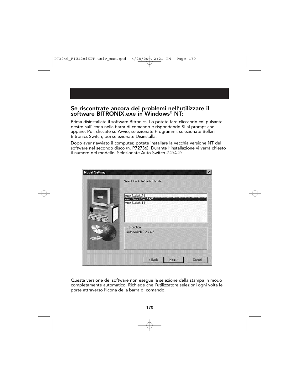 Belkin BITRONICS P73046 User Manual | Page 173 / 179