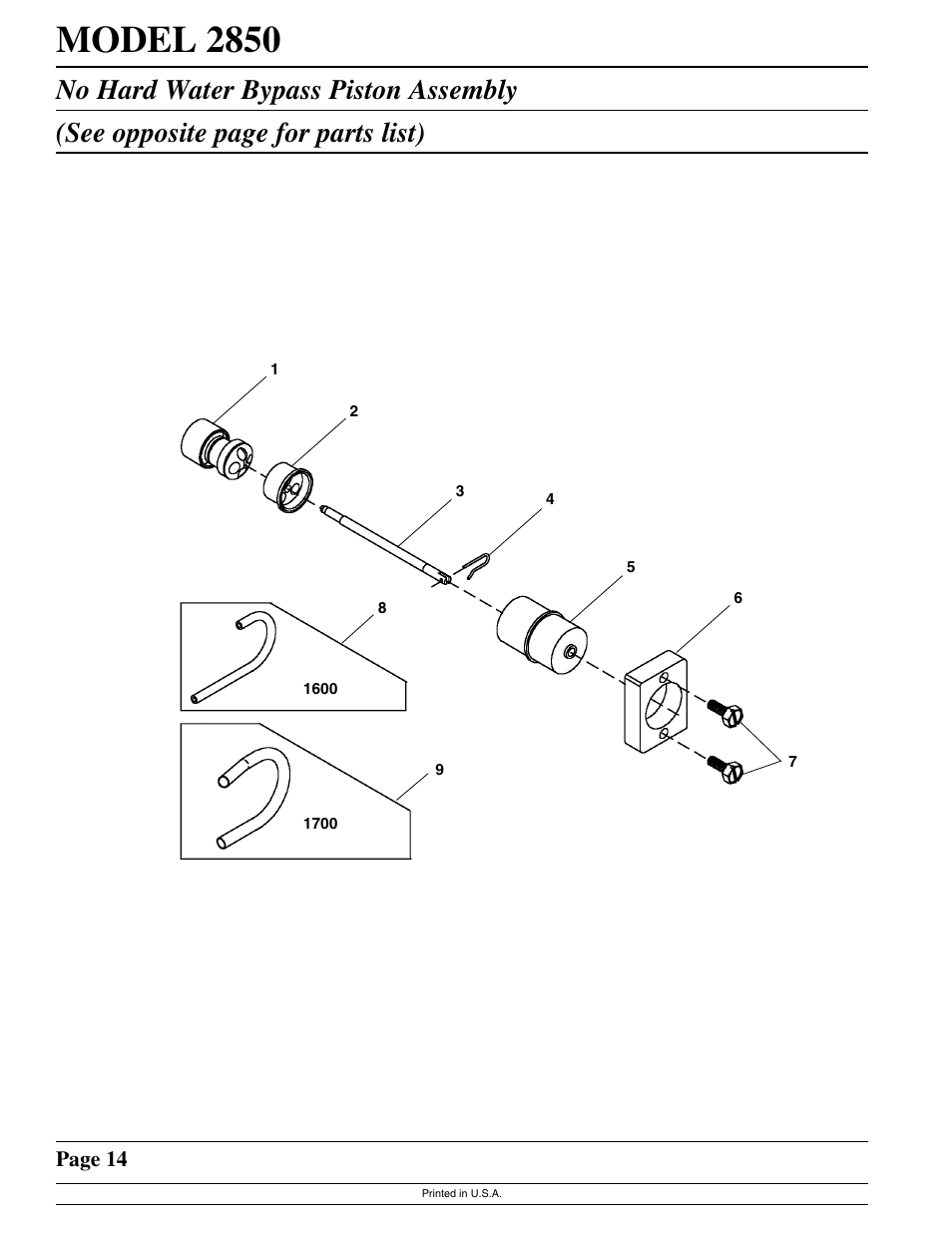 Model 2850 | Watts Fleck 2850 Brass Valve User Manual | Page 14 / 44