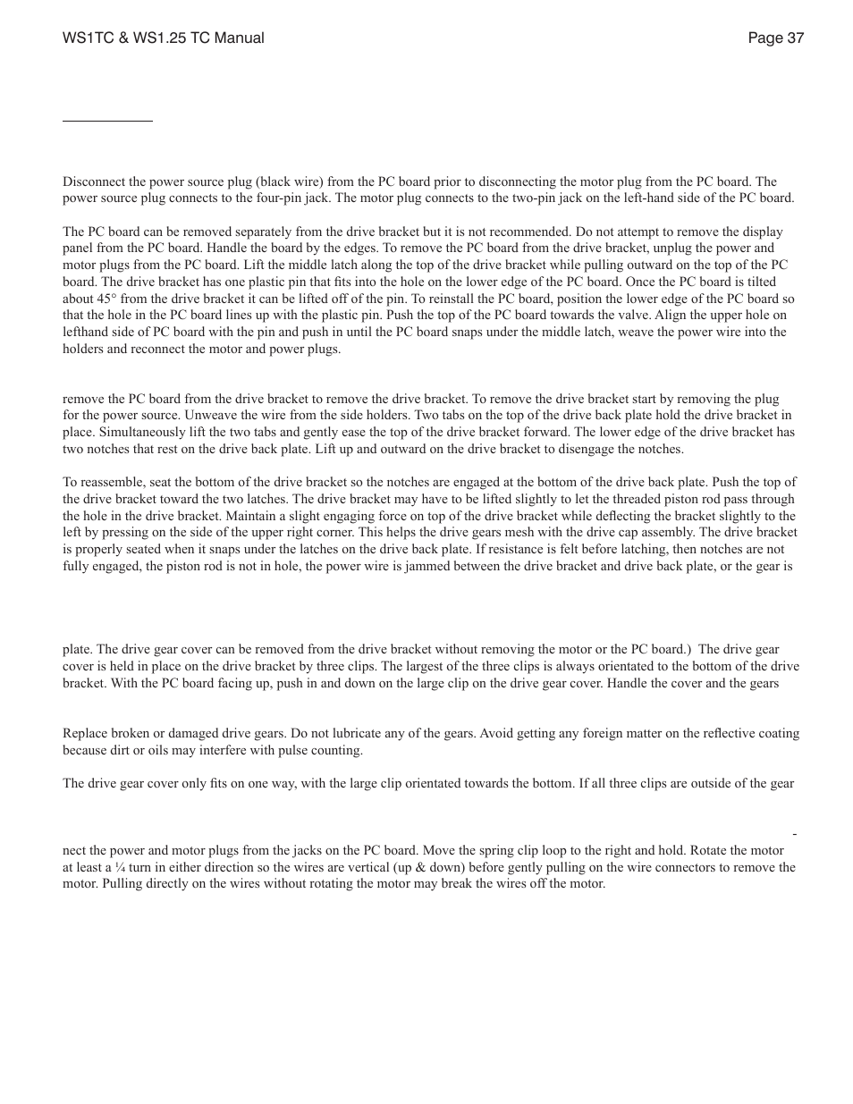 Watts W100F User Manual | Page 37 / 48