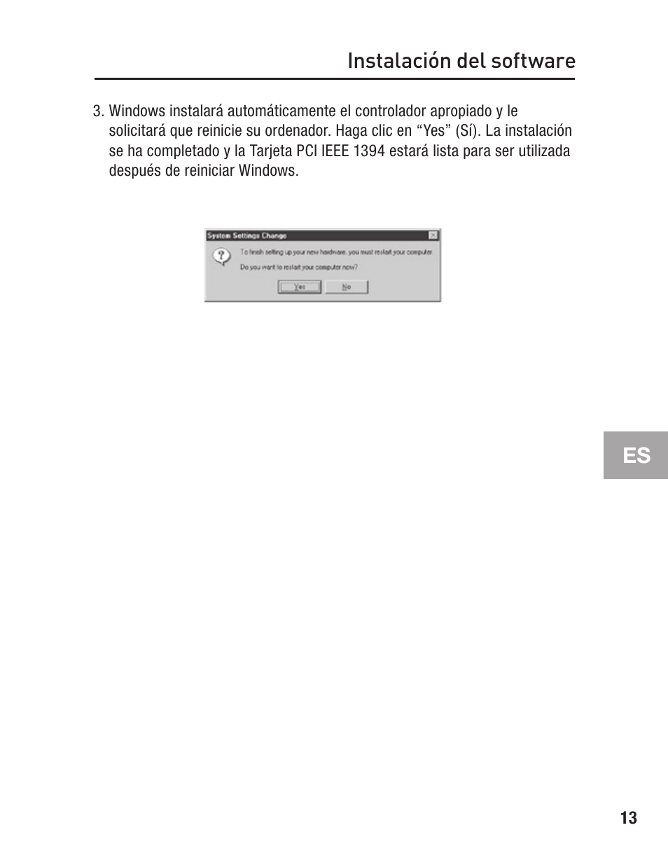 Instalación del software | Belkin FIREWIRE F5U503 User Manual | Page 89 / 112