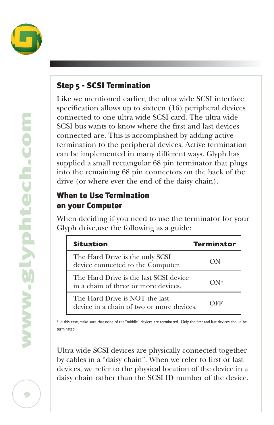 Glyph Ultra Wide Hard Drive User Manual | Page 9 / 12