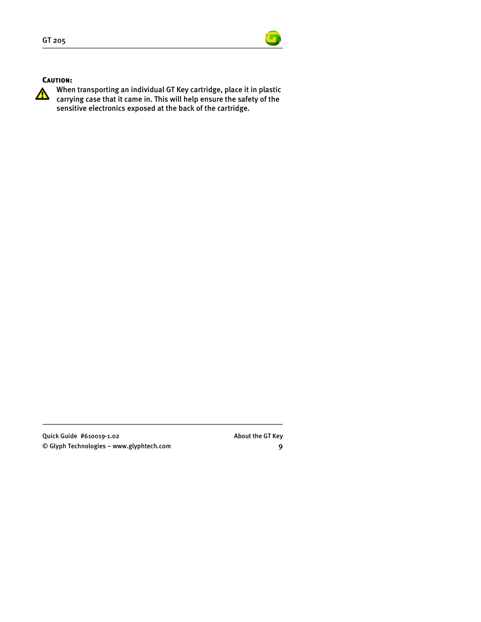 Glyph GT 205 User Manual | Page 11 / 30
