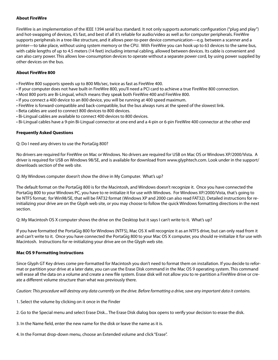 Glyph PortaGig 800 and SSD User Manual | Page 4 / 5