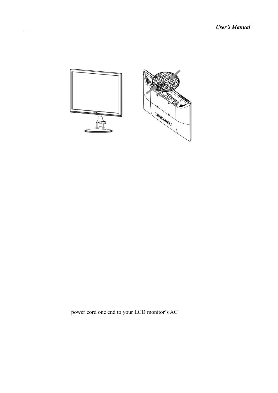 Installation instructions, Power | Hanns.G HL195 User Manual | Page 9 / 23