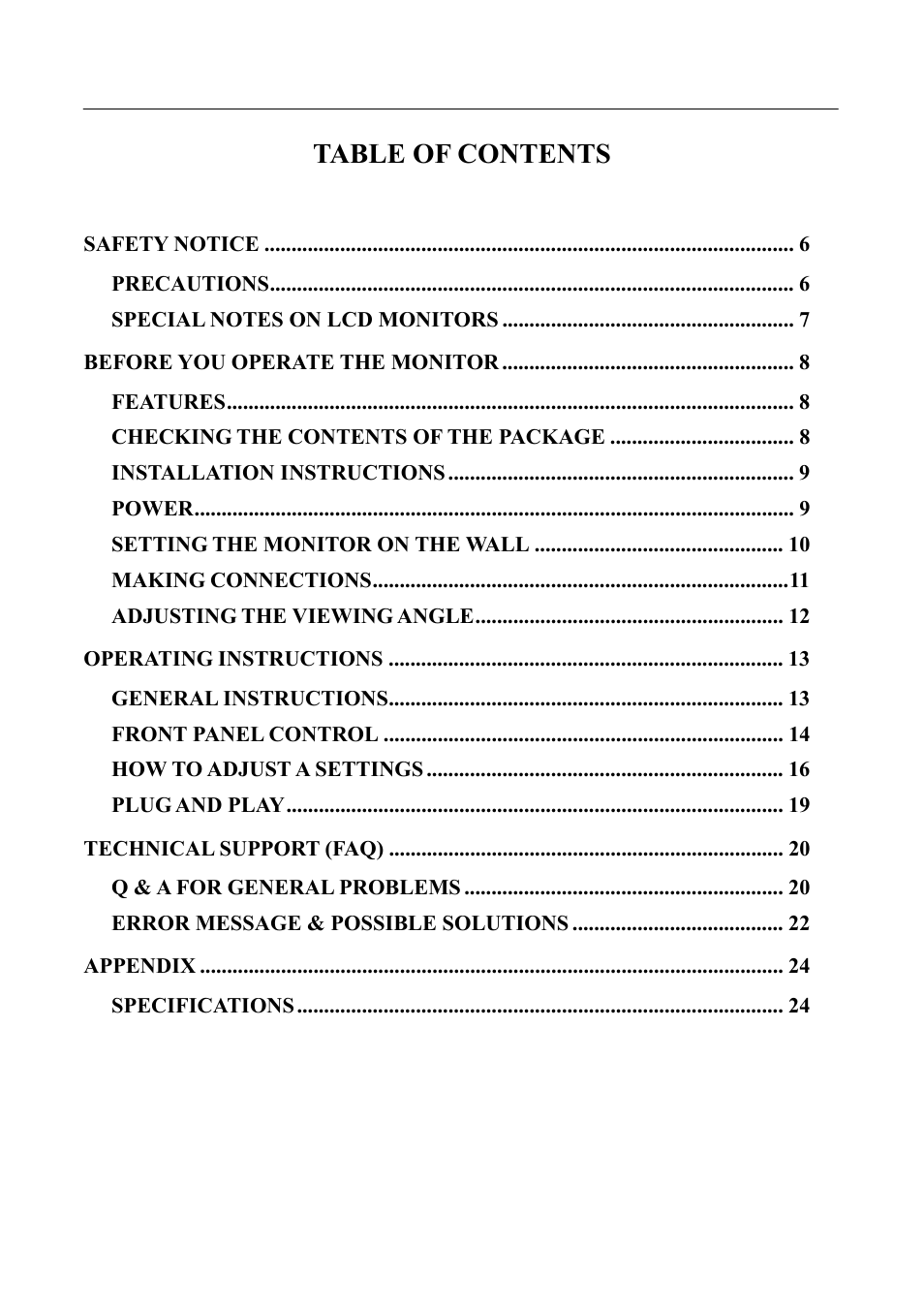 Hanns.G HL225 User Manual | Page 5 / 24