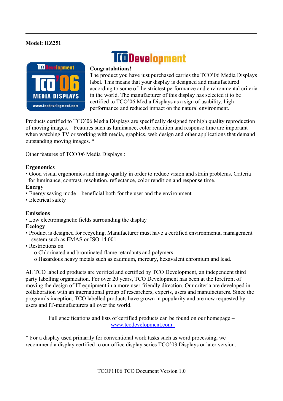 Hanns.G HZ281 User Manual | Page 3 / 28