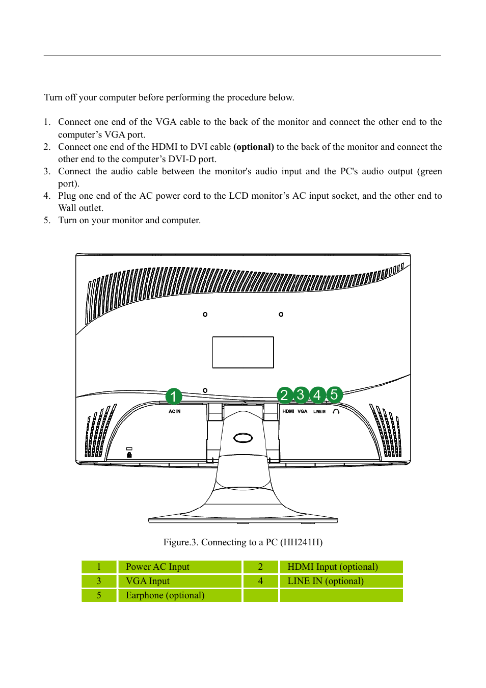 Hanns.G HH241 User Manual | Page 11 / 24