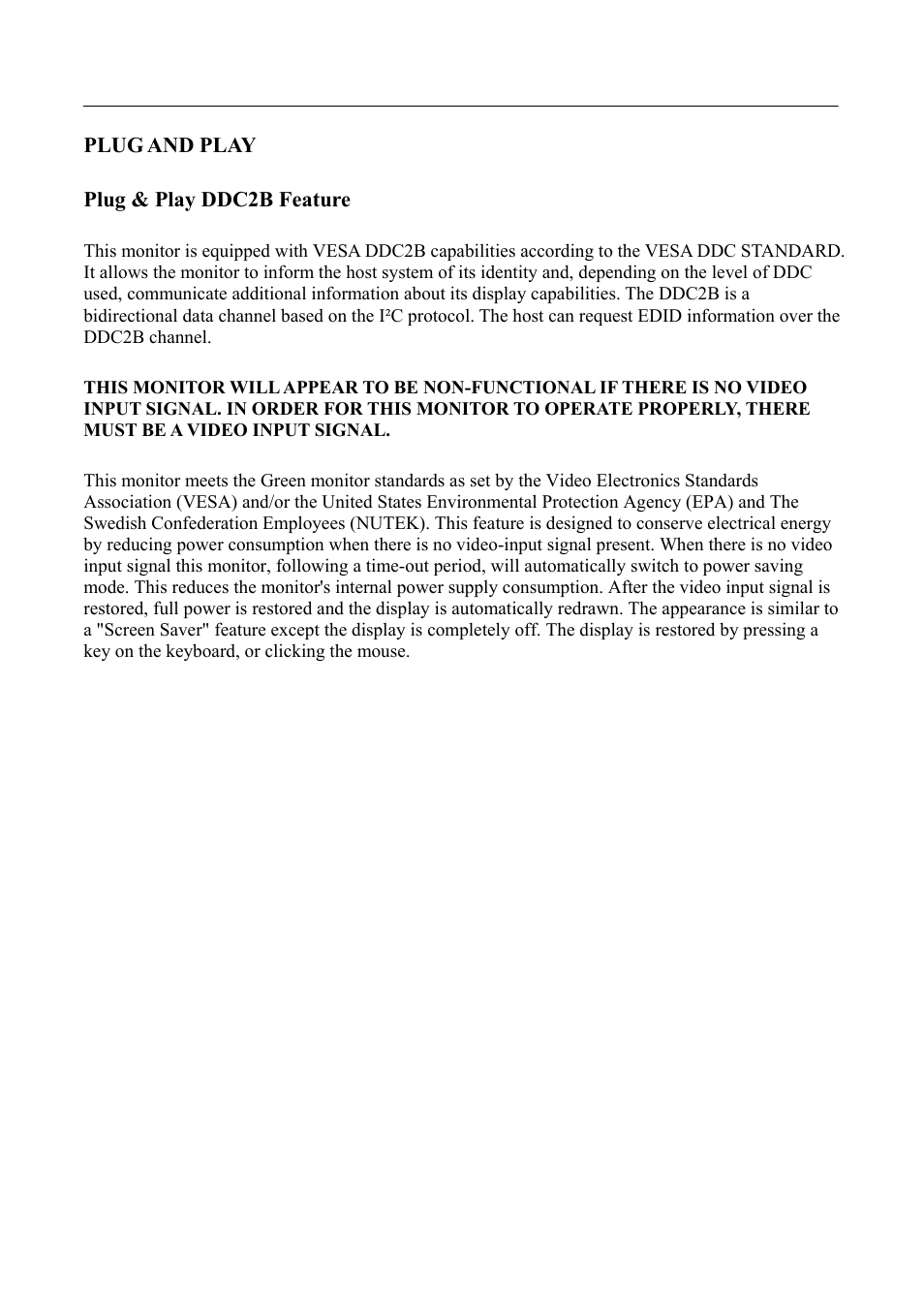 17b17bplug and play, Plug and play | Hanns.G HH241 User Manual | Page 19 / 24