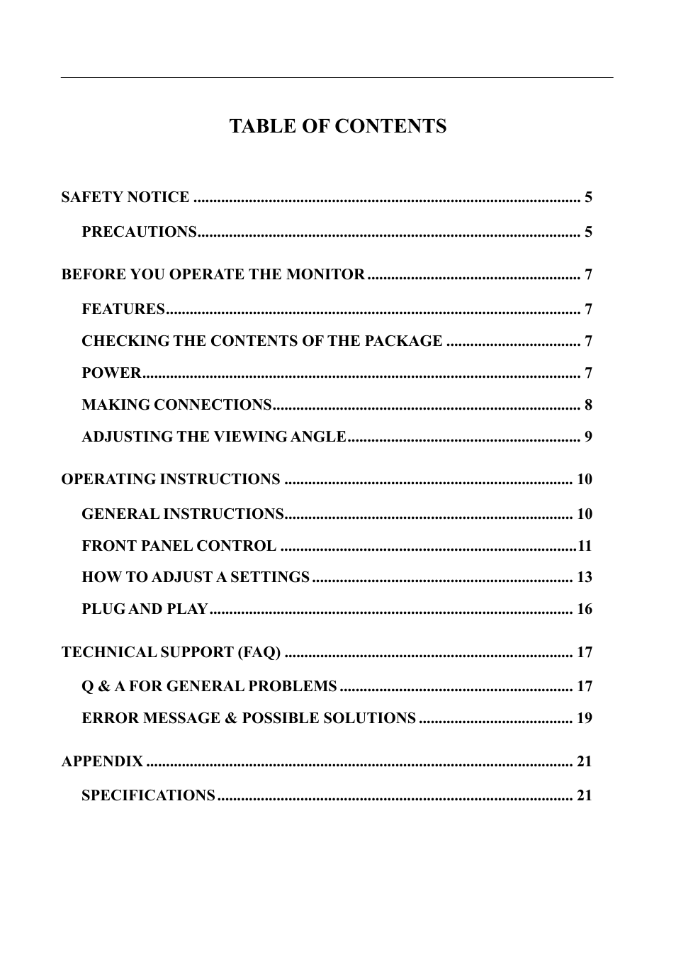 Hanns.G HH251 User Manual | Page 4 / 21