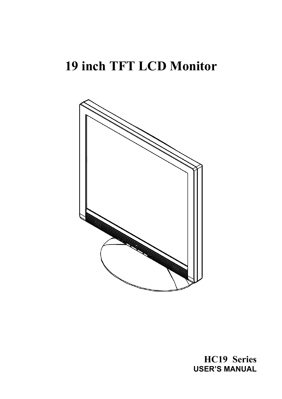 Hanns.G HC194 User Manual | 20 pages