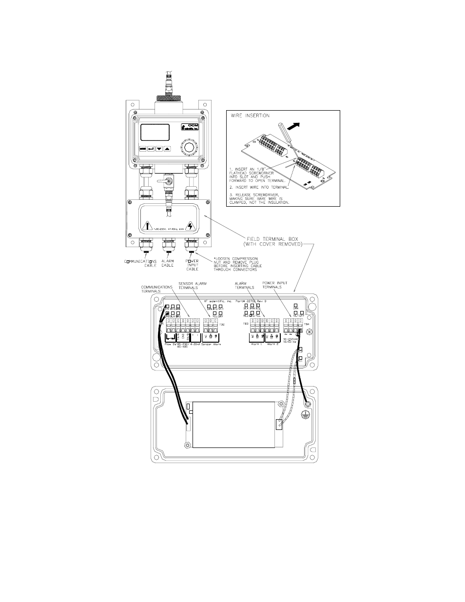 HF scientific Oil Content Monitor User Manual | Page 27 / 37