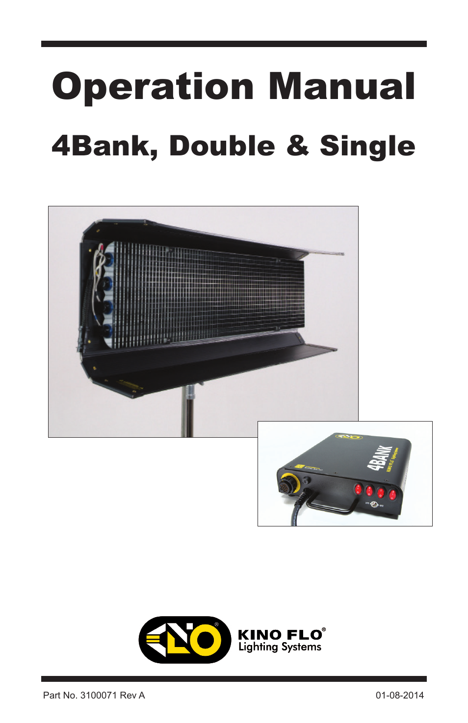 Kino Flo Single (BAL-127) User Manual | 16 pages