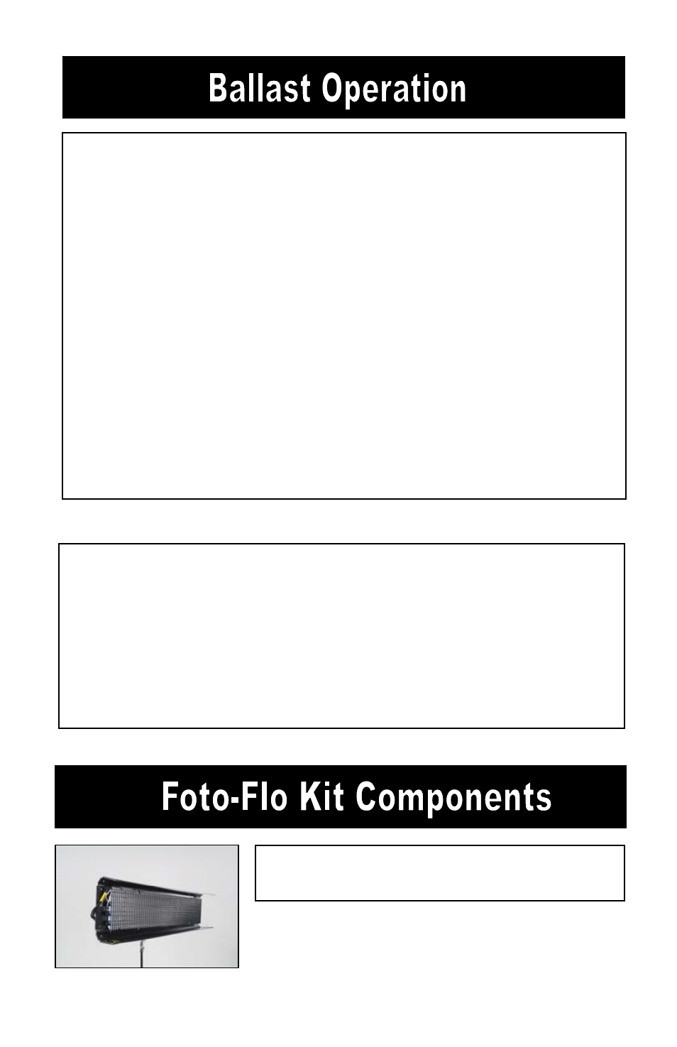 Kino Flo Foto-Flo 400 User Manual | Page 9 / 14