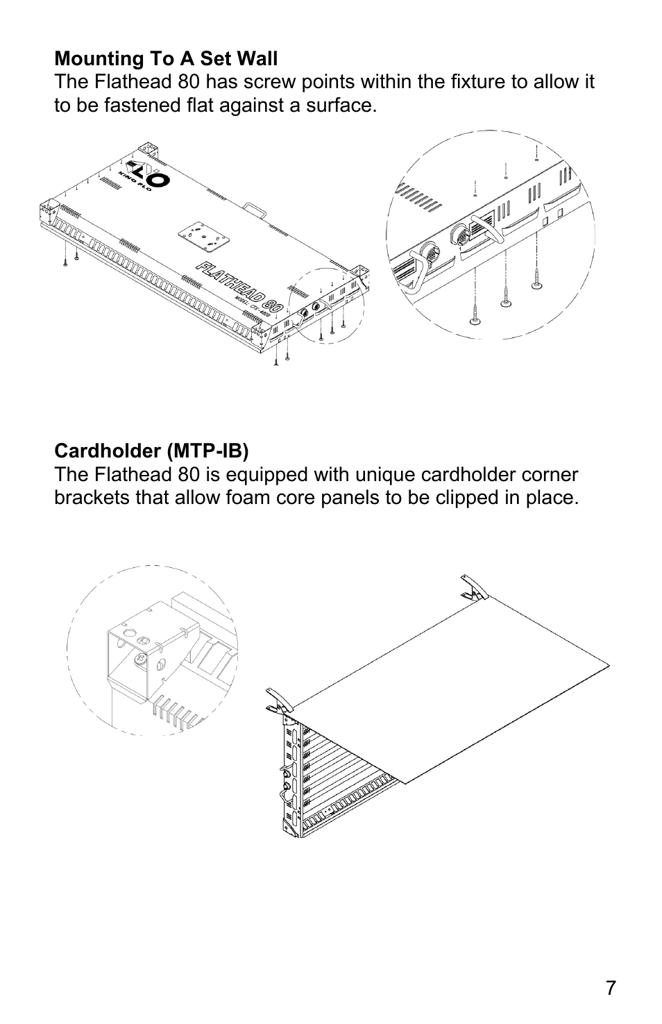Kino Flo Flathead 80 (BAL-410) User Manual | Page 7 / 12