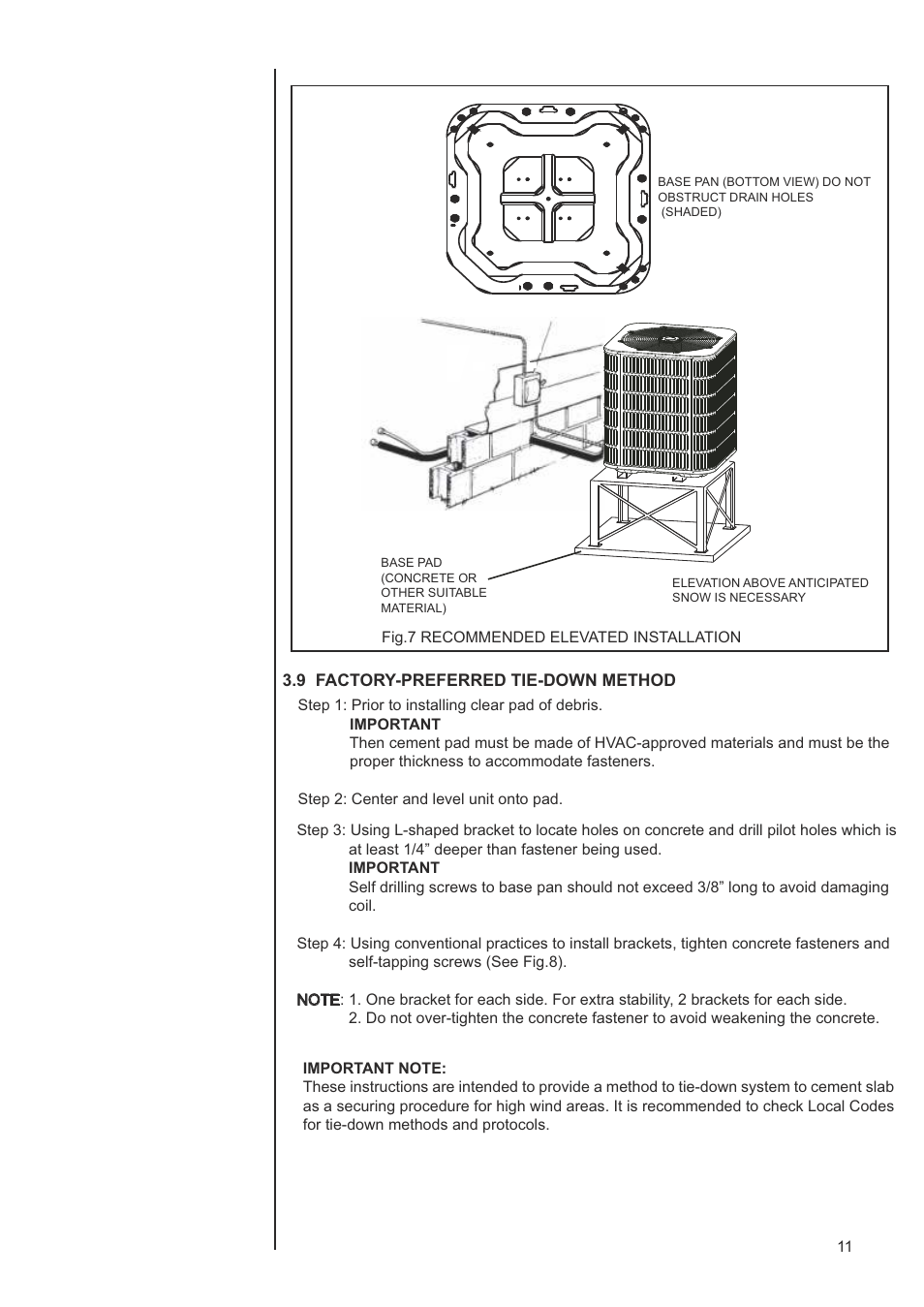 Klimaire CSM42H2P16 User Manual | Page 11 / 21