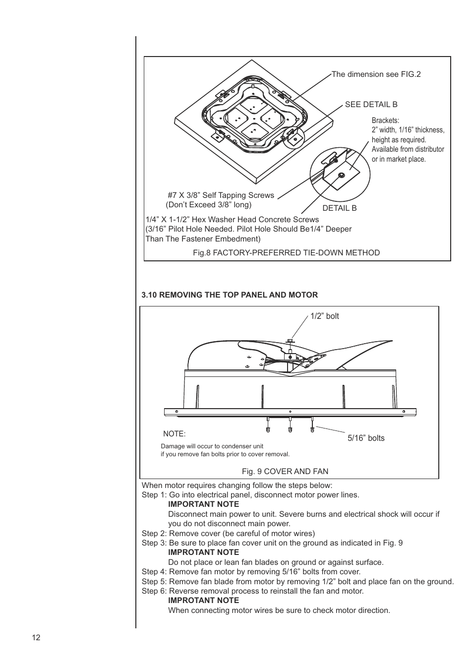 Klimaire CSM42H2P16 User Manual | Page 12 / 21