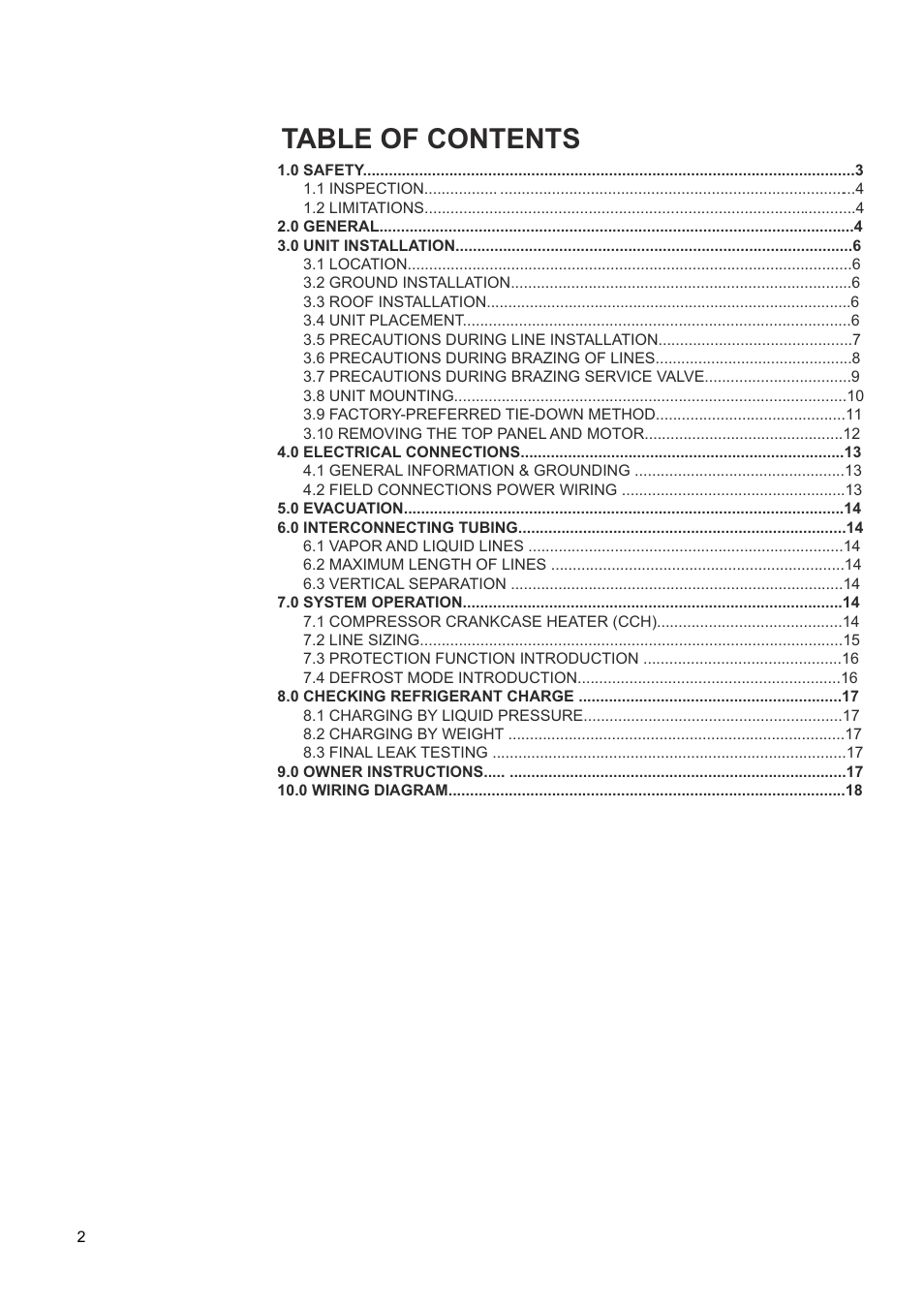 Klimaire CSM42H2P16 User Manual | Page 2 / 21