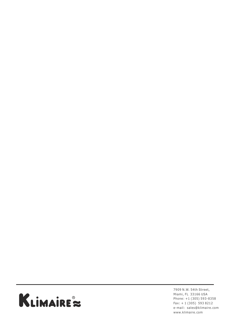 Klimaire CSM42H2P16 User Manual | Page 21 / 21