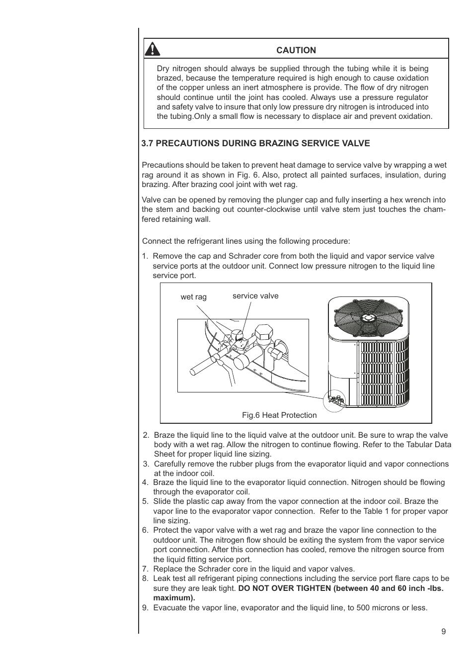 Klimaire CSM42H2P16 User Manual | Page 9 / 21