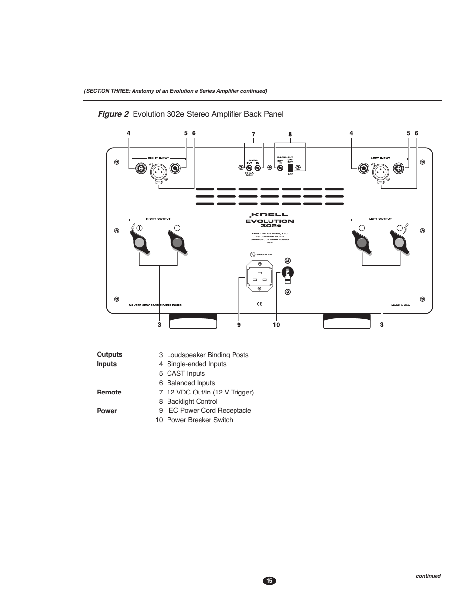 Krell Evolution e Series Manual User Manual | Page 15 / 40