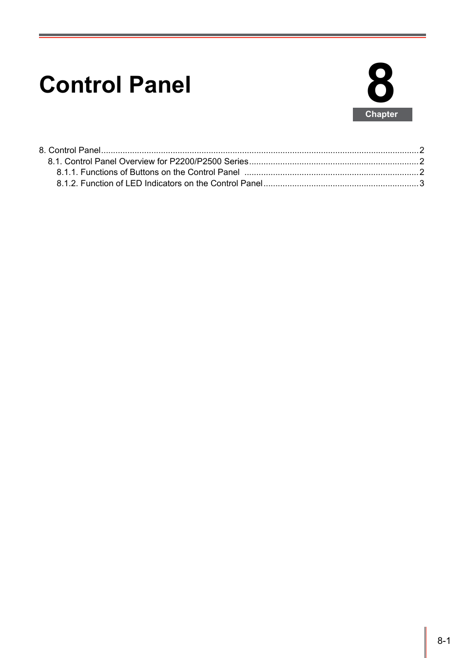 Control panel | Pantum P2500W User Manual | Page 53 / 78