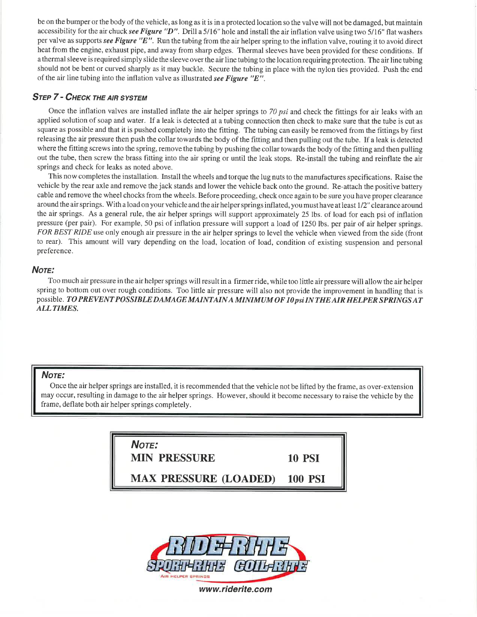 Rite-Ride 2531 User Manual | Page 4 / 12