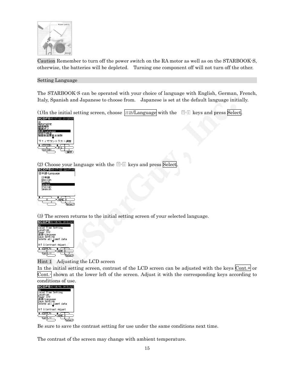 Mrstarguy, inc | Vixen STARBOOK-S User Manual | Page 15 / 61