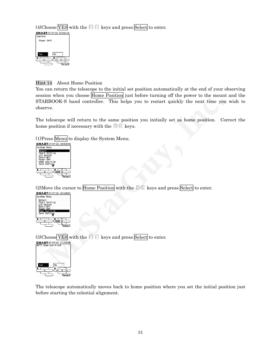 Mrstarguy, inc | Vixen STARBOOK-S User Manual | Page 31 / 61