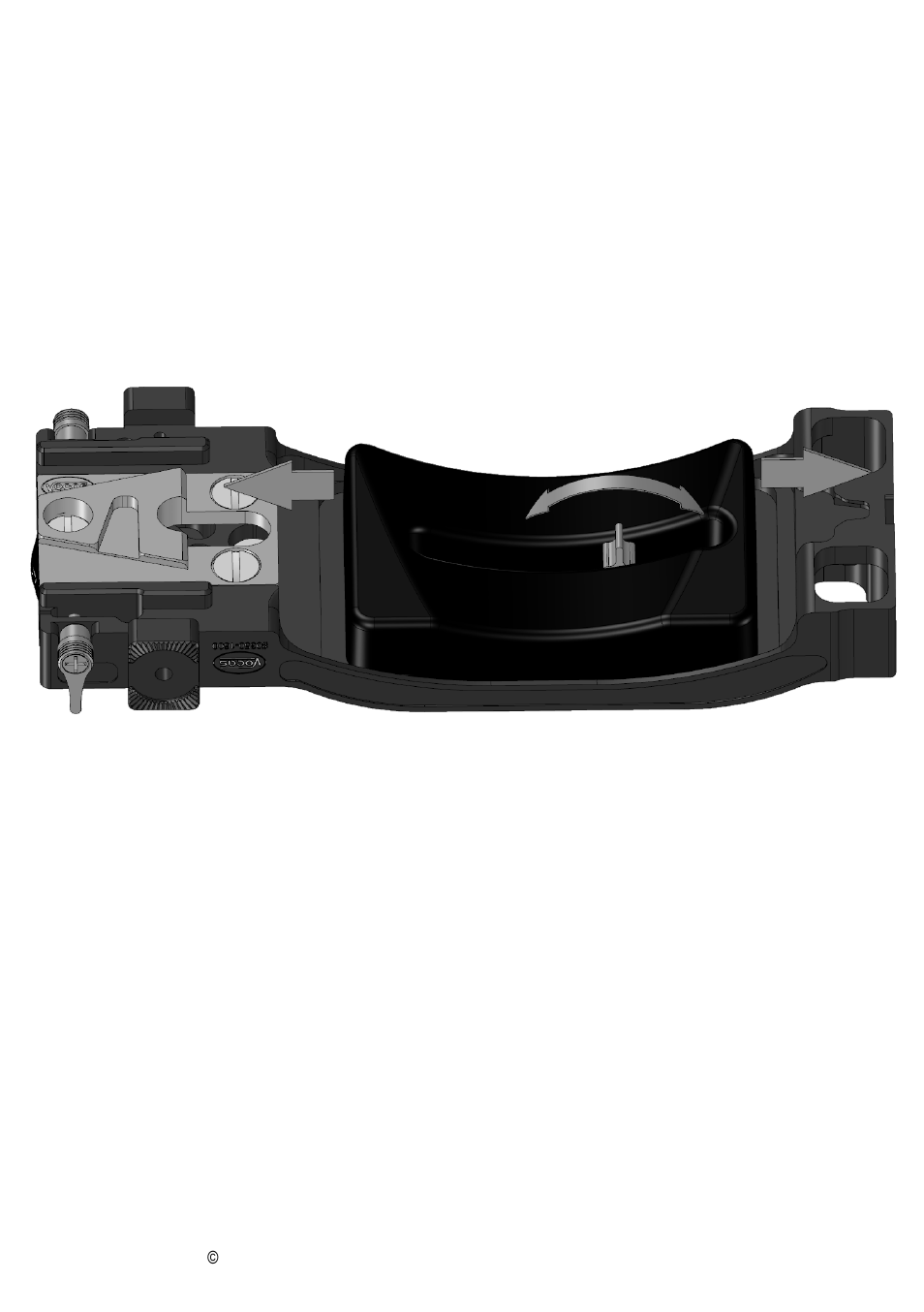 Common directions for using this rail support | Vocas Base plate for Sony PXW-FS7 User Manual | Page 4 / 8