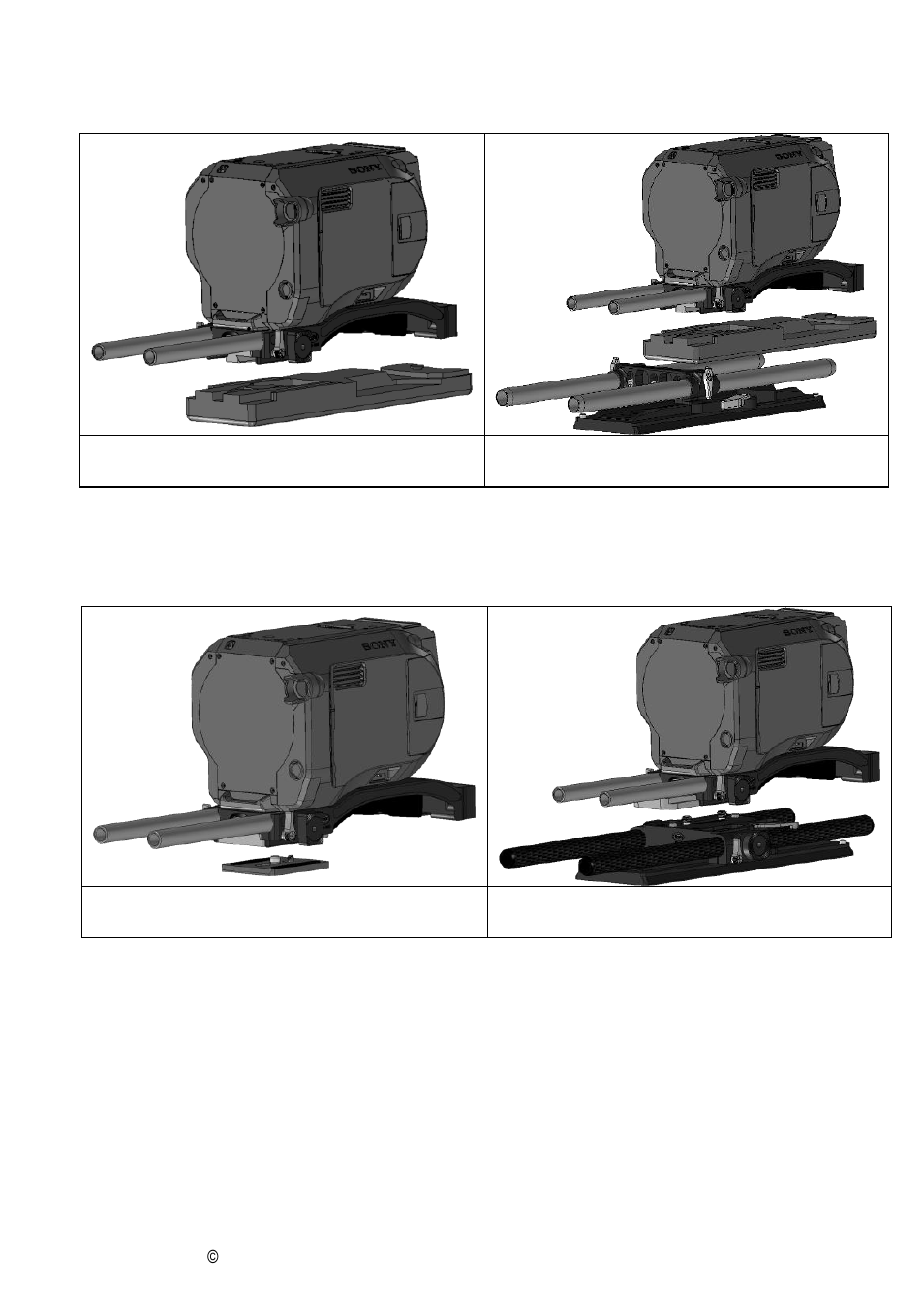 Vocas Base plate for Sony PXW-FS7 User Manual | Page 6 / 8