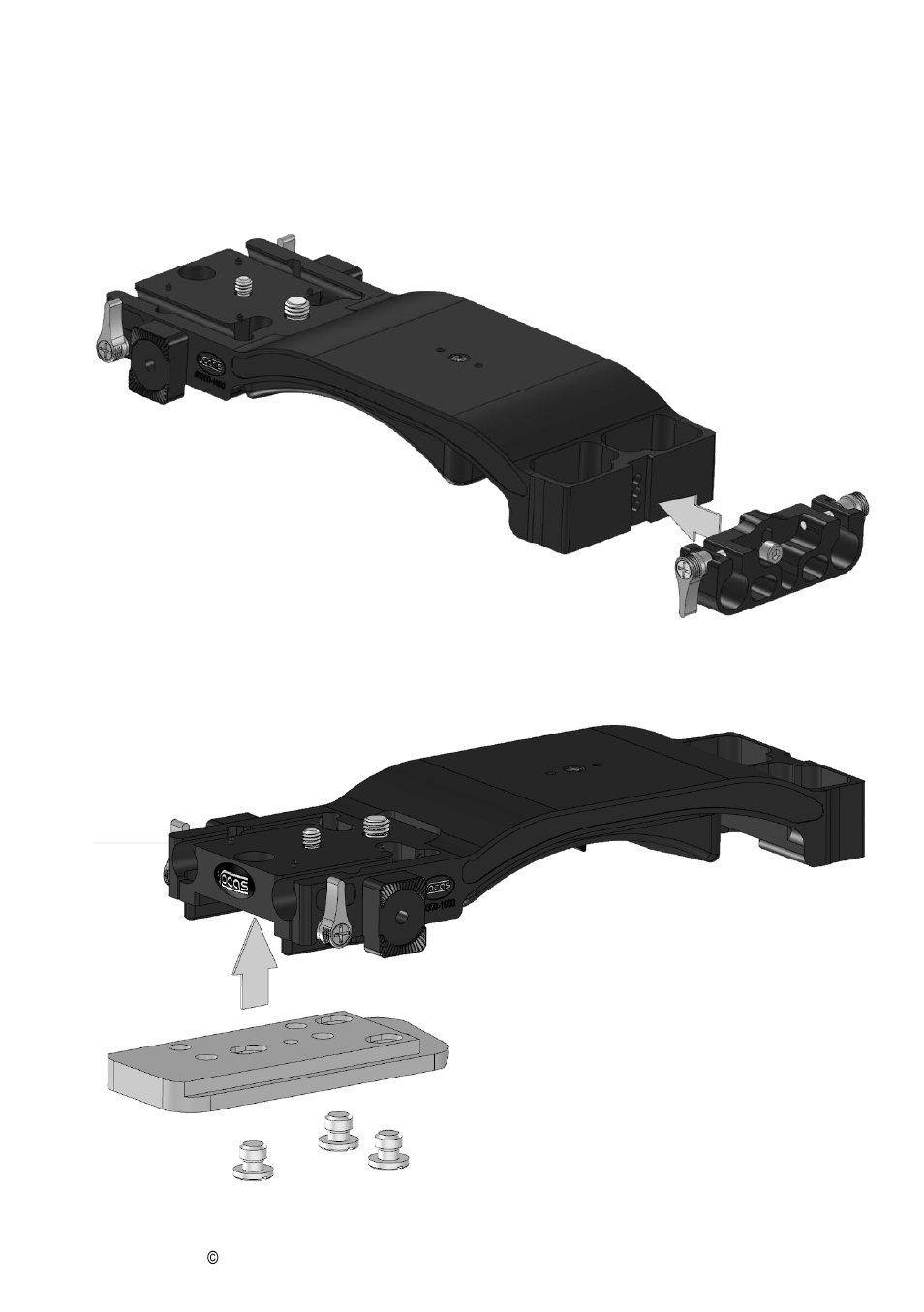 Optional accessories | Vocas Base plate for Sony PXW-FS7 User Manual | Page 7 / 8