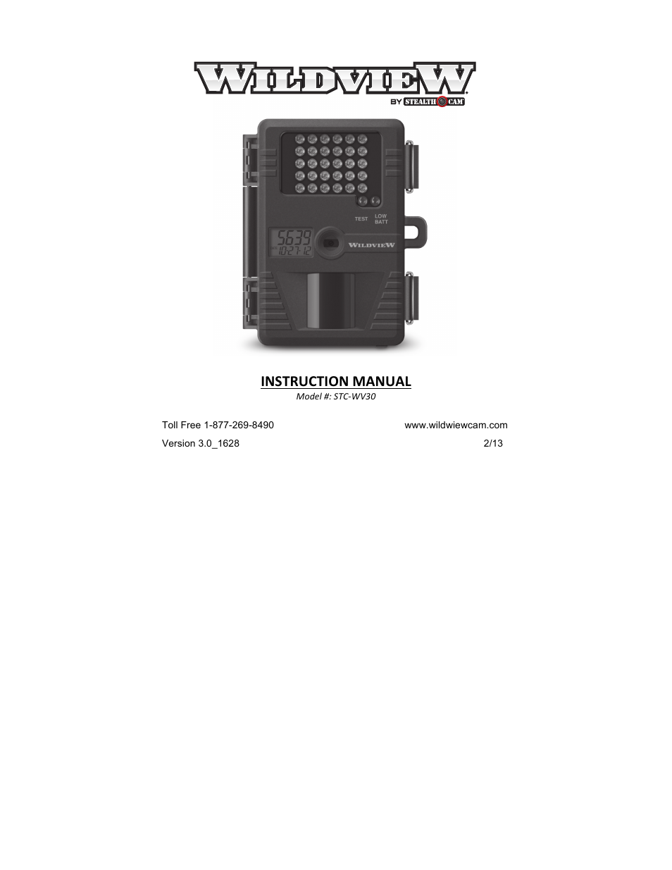 Wildview STC-WV30 User Manual | 30 pages
