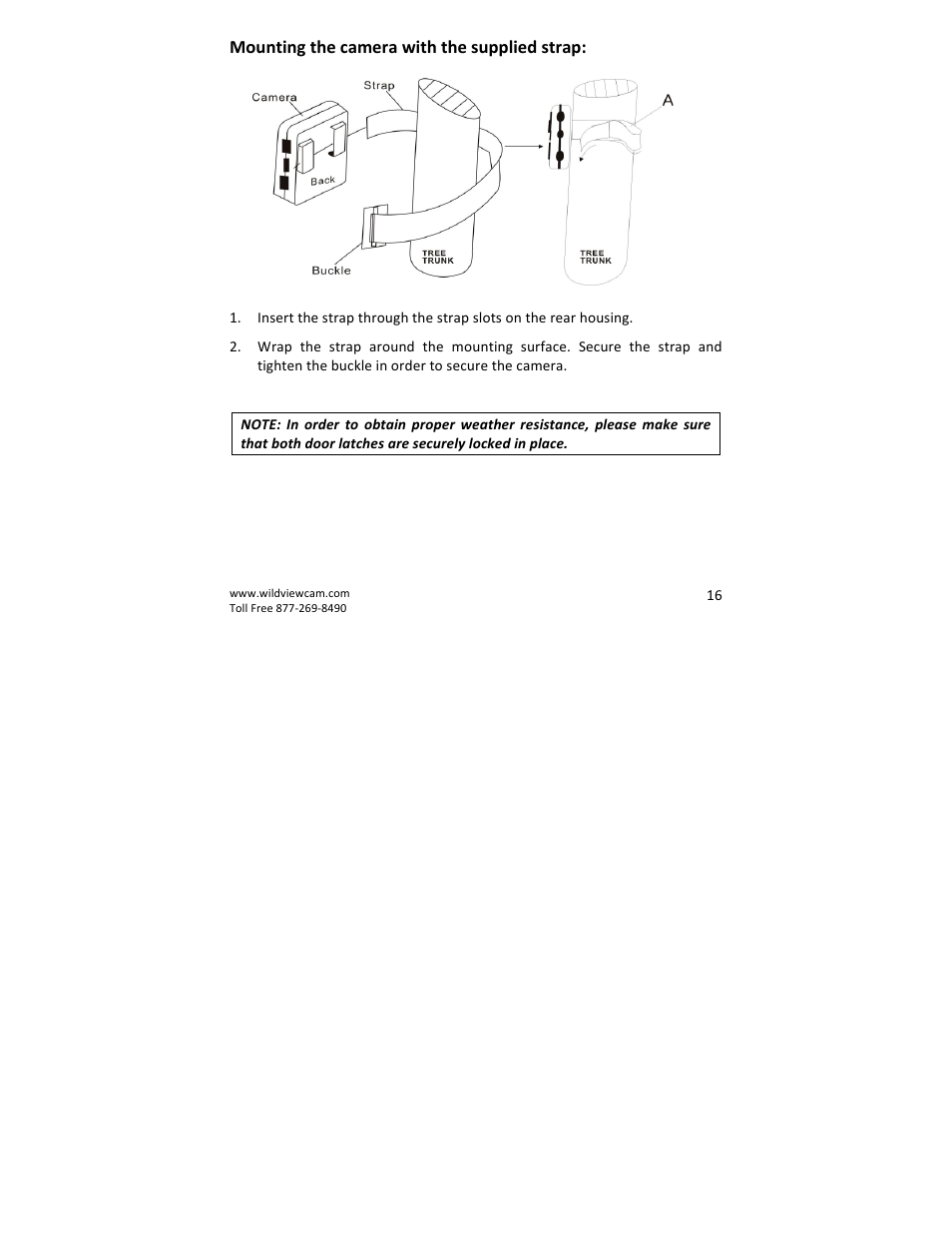 Wildview STC-WV30 User Manual | Page 16 / 30