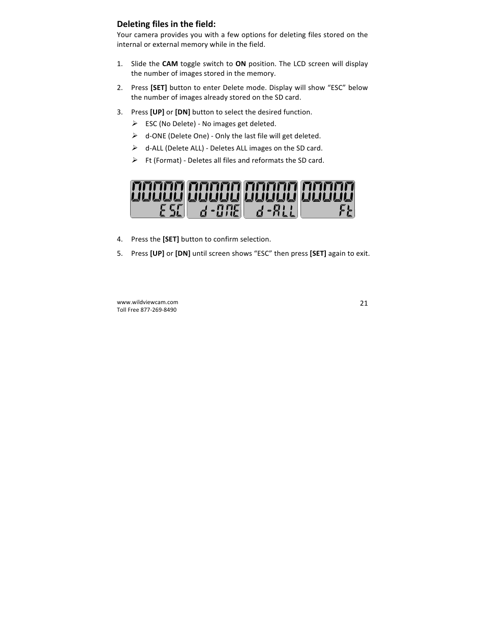 Wildview STC-WV30 User Manual | Page 21 / 30