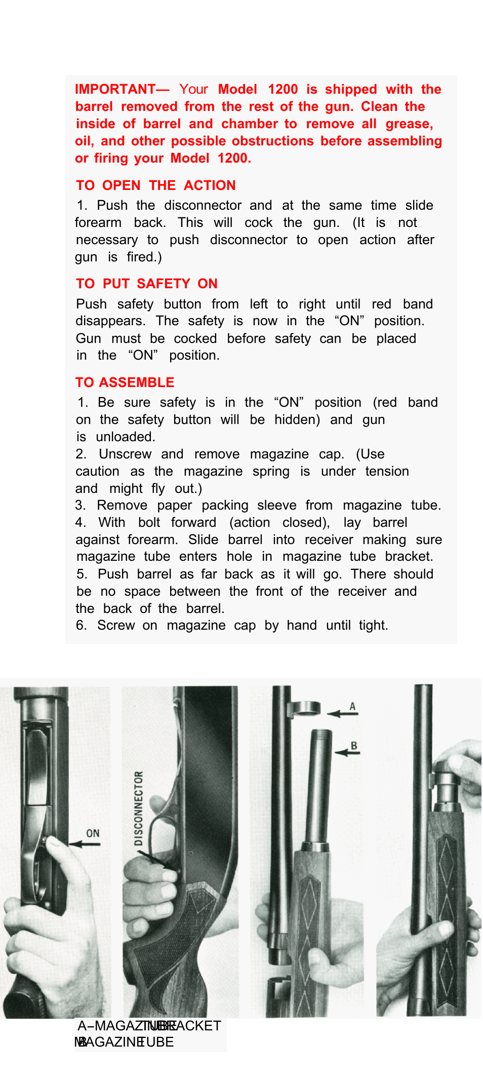 Winchester Repeating Arms 1200 (Historic Manual) User Manual | Page 5 / 16
