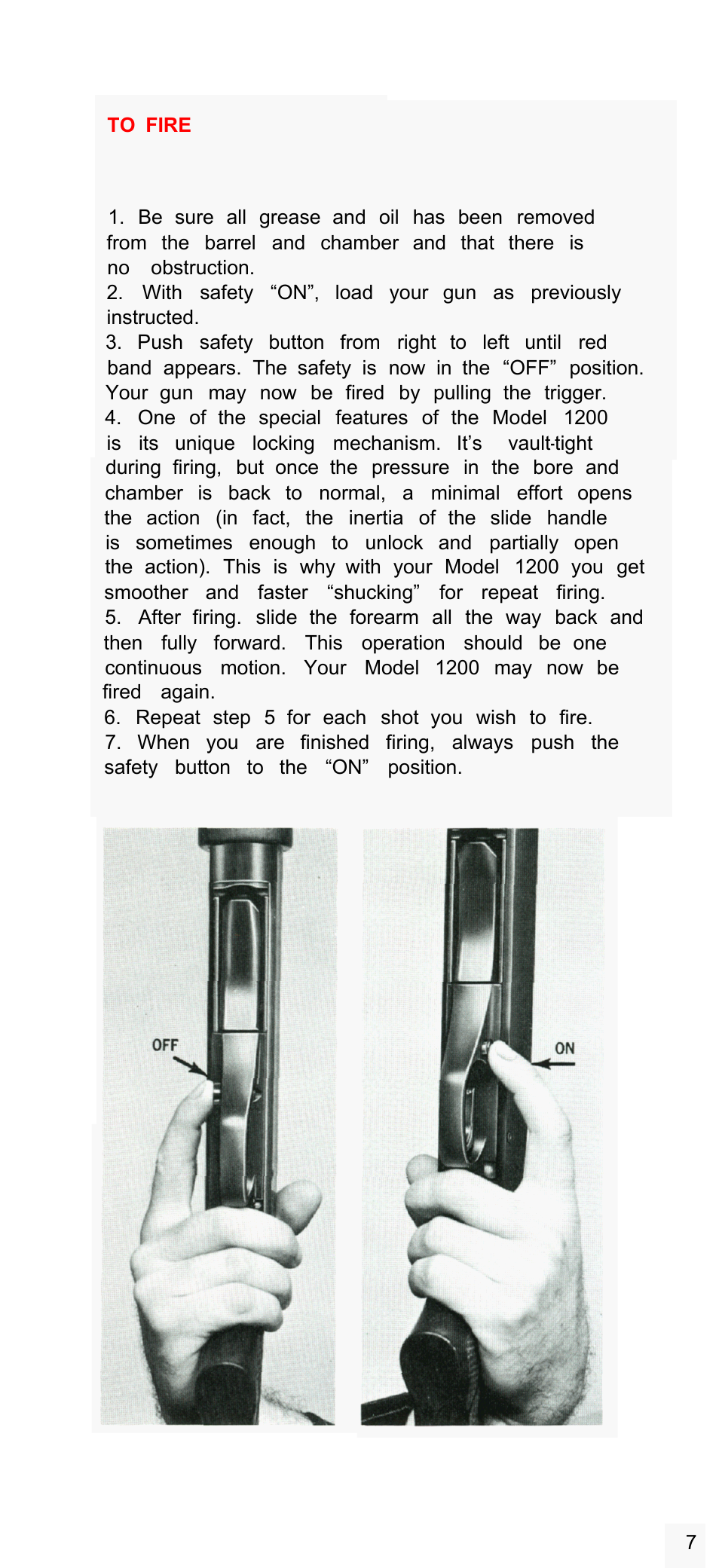 Winchester Repeating Arms 1200 (Historic Manual) User Manual | Page 9 / 16