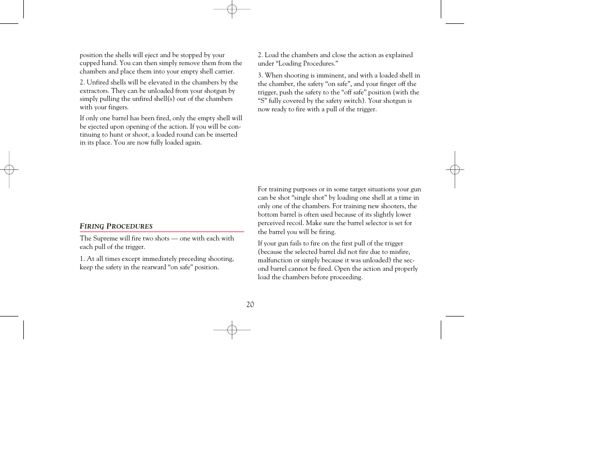 Winchester Repeating Arms Supreme (Historic Manual) User Manual | Page 22 / 35