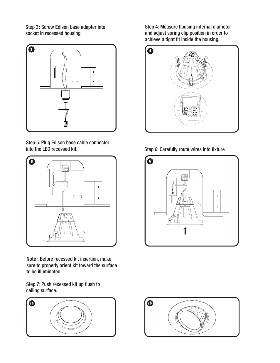OSRAM SYLVANIA LED ULTRA 6” Gimbal Recessed Kit User Manual | Page 3 / 15