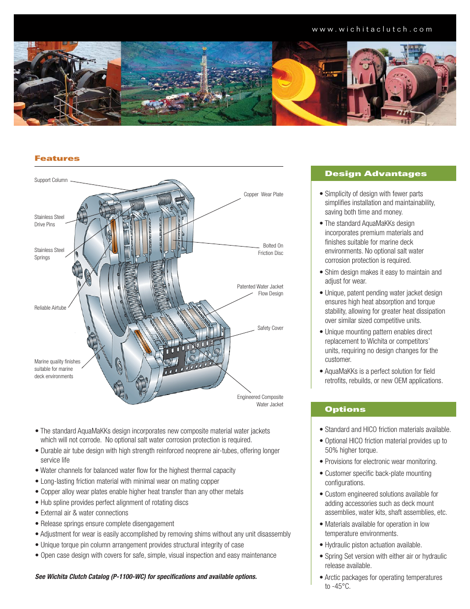 Wichita Clutch AquaMakks Water Cooled Clutches & Brakes User Manual | Page 3 / 8