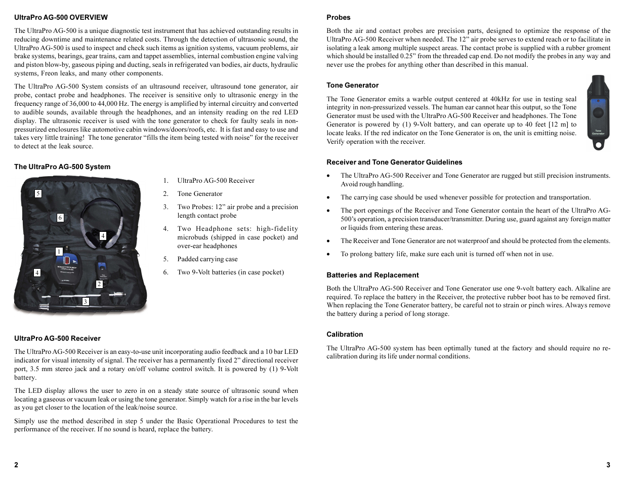 Monarch Instrument AG-500 User Manual | Page 4 / 4