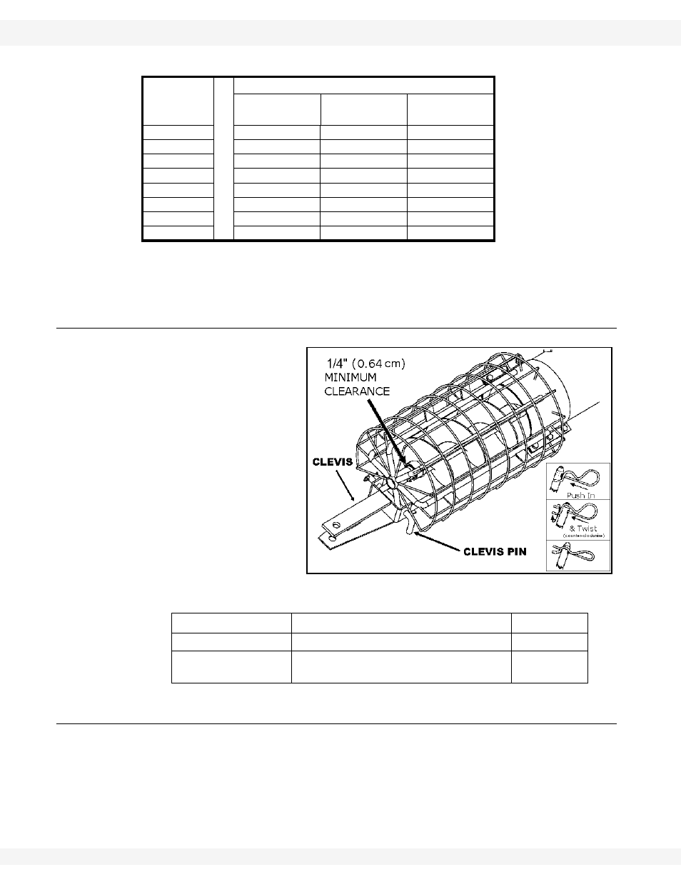 Intake hitch, Multi-stage driveshaft, Intake hitch 3.4. multi-stage driveshaft | Lower track stop, see table 3.2 | Wheatheart WHR 80/100 x 31-71ft Augers PTO-SD User Manual | Page 22 / 56