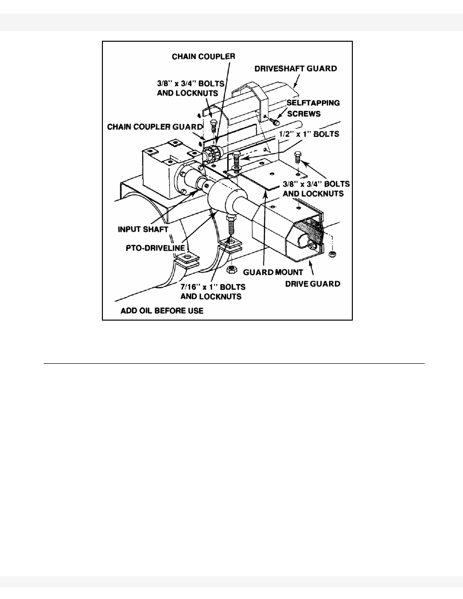 Left hand pto drive | Wheatheart WHR 80/100 x 31-71ft Augers PTO-SD User Manual | Page 25 / 56