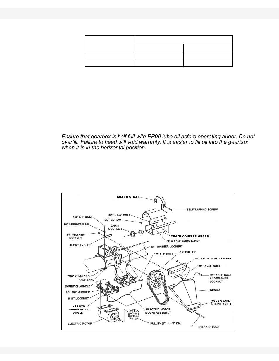 Wheatheart WHR 130 x 31-36ft Augers PTO-SD User Manual | Page 19 / 46