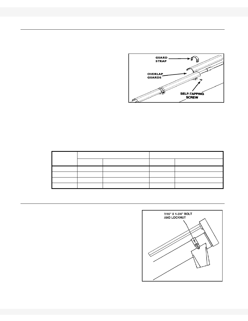 Driveshaft shield, Discharge spout | Wheatheart WHR 130 x 41ft Auger PTO-SD User Manual | Page 22 / 46